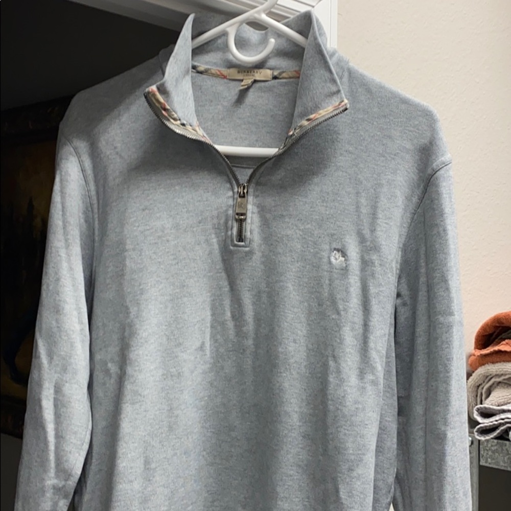 Vintage Burberry pullover grey M
